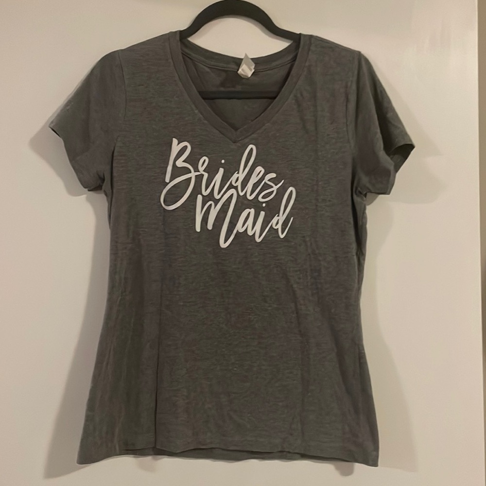 Bridesmaid tee.